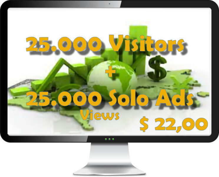 25.000 Visitors and 25.000 TV Ad Views